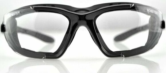 Óculos de motociclismo Bobster Renegade Convertibles Gloss Black/Clear Photochromic Óculos de motociclismo - 4