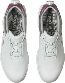 Chaussures de golf pour femmes Footjoy Pro SL White/Silver/Rose 36,5 - 3