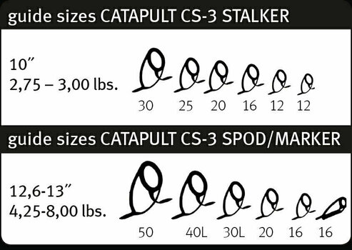 Canne à pêche Sportex Catapult CS-3 Carp Stalker 3 m 3,0 lb 2 parties - 8