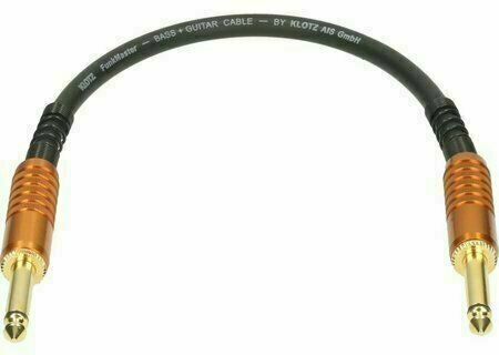 Câble de patch Klotz Pedal Patcher T.M.Stevens FunkMaster TMPP-0030 Noir 30 cm Droit - Droit - 2