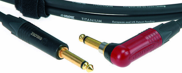 Câble pour instrument Klotz TIR0900PSP Titanium Noir 9 m Droit - Angle - 3