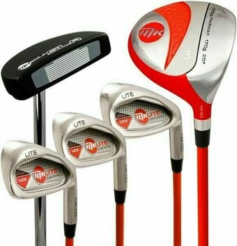 Komplettset MKids Golf Lite Half Set Right Hand Red 53in - 135cm - 2