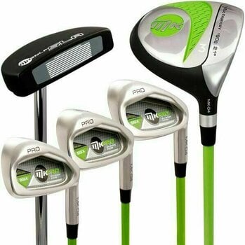 Голф комплект за голф MKids Golf Pro Half Set Right Hand Green 57in - 145cm - 2