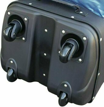 Travel Bag Masters Golf Deluxe 4 Wheeled Flight Cover Black/Blue - 3