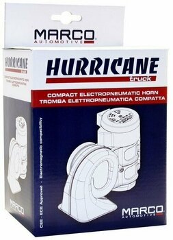Drucklufthorn Marco Hurricane Built-in air horn with chromed grill 12V - 2