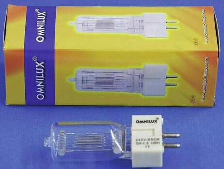 Light Source, Lighting Omnilux 240V/650W GX-9,5 100h - 3