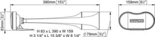 Marine Air Horn Marco TT2-M Marine Air Horn - 1