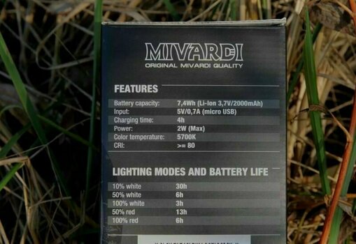 Vislamp / Hoofdlamp Mivardi Bivvy light Professional RC - 10
