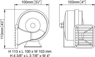 Marine Horn Marco MT1-L Marine Horn - 1