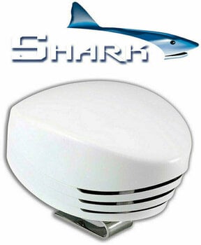 Bootshorn Marco SHARK Single horn, white plastic - 2
