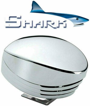 Bootshorn Marco SHARK Single horn, chromed - 2