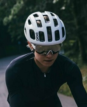 Cyklistické brýle POC Aim Hydrogen White/Clarity Road Silver Mirror Cyklistické brýle - 5