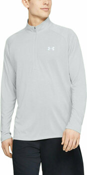 Hættetrøje/Sweater Under Armour Men's UA Tech 2.0 1/2 Zip Long Sleeve Halo Gray 4XL - 3