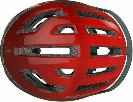 Cyklistická helma Scott Arx Plus Fiery Red/Storm Grey L Cyklistická helma - 4