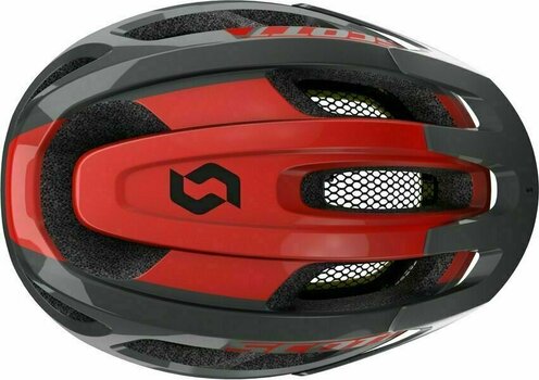 Prilba na bicykel Scott Supra (CE) Helmet Grey/Red UNI (54-61 cm) Prilba na bicykel - 3