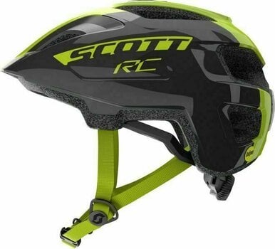 Kid Bike Helmet Scott Spunto Junior Black/Radium Yellow RC 50-56 Kid Bike Helmet - 2