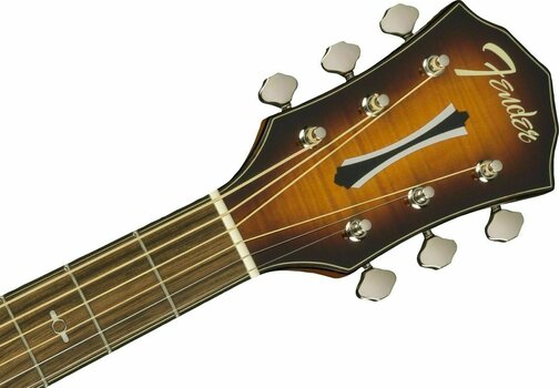 Dreadnought elektro-akoestische gitaar Fender FA-325CE Mocha Burst - 5
