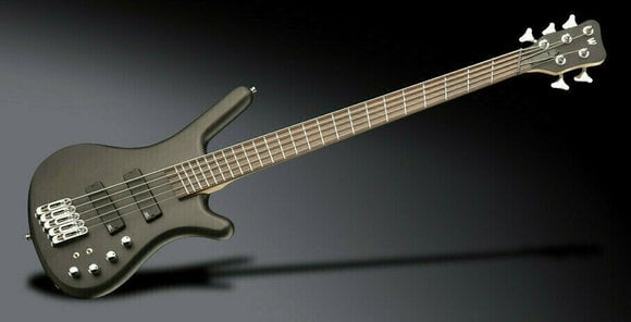 Multiscale Bass Guitar Warwick RockBass Corvette Satin Transparent Black - 2