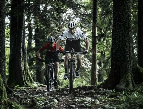 Nadrág kerékpározáshoz Scott Bibshorts RC Team ++ Fekete-Fehér M Nadrág kerékpározáshoz - 4