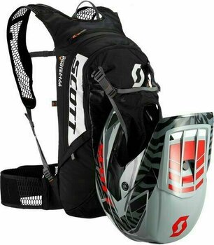 Cycling backpack and accessories Scott Pack Trail Protect Evo FR' Caviar Black/White Backpack - 3
