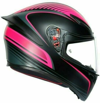 Helm AGV K1 Warmup Black/Pink S/M Helm - 5