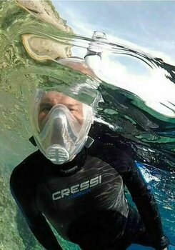 Diving Mask Cressi Duke Clear/Silver S/M - 7