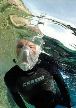 Potápačská maska Cressi Duke Clear/Blue S/M - 9