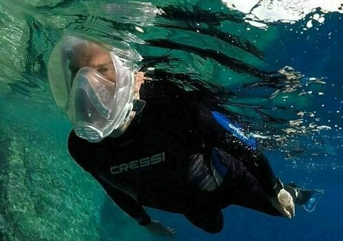 Diving Mask Cressi Duke Clear/Blue S/M - 10