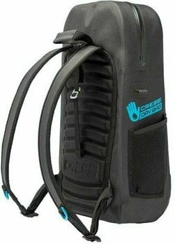 Водоустойчива чанта Cressi Fishbone Dry Backpack 25L Black/Light Blue - 5