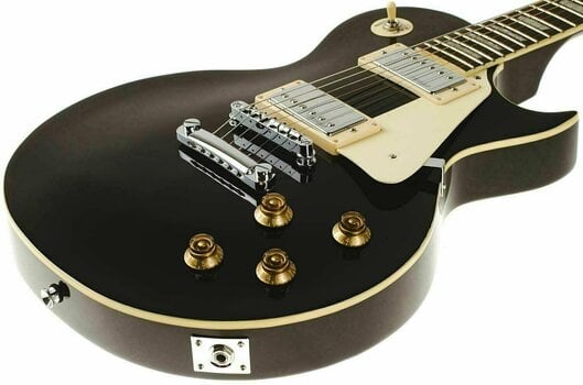 Elektromos gitár Vintage V100 Gloss Black - 3