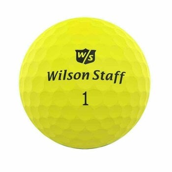 Нова топка за голф Wilson Staff Duo Optix Golf Balls Yellow - 2