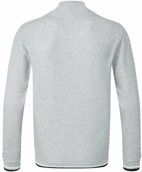 Hoodie/Džemper Footjoy Jersey Fleece Backed Mens Sweater Heather Grey M - 2