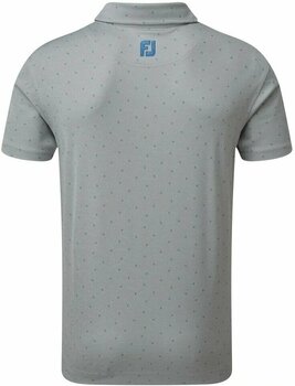 Chemise polo Footjoy Smooth Pique Heather Grey/Royal L - 2