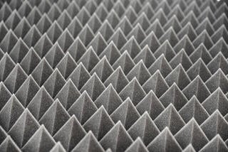 Absorbent foam panel Audiotec S220-050 50x50x5 Dark Grey Absorbent foam panel - 1