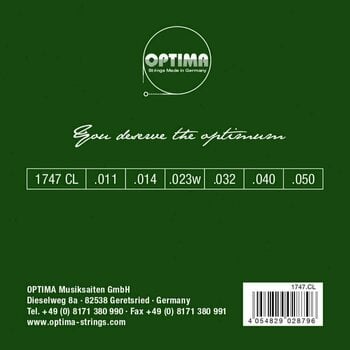 Saiten für Akustikgitarre Optima 1747-CL 24K Gold Acoustics - 2