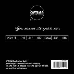 Saiten für E-Gitarre Optima 2028-RL 24K Gold Electrics Saiten für E-Gitarre - 1