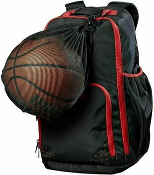 Pribor za igre s loptom Wilson Single Ball Basketball Bag Black Torba Pribor za igre s loptom - 2