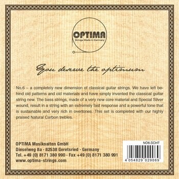 Cordes nylon Optima NO6-SCHT Special Silver No.6 Classics - 2