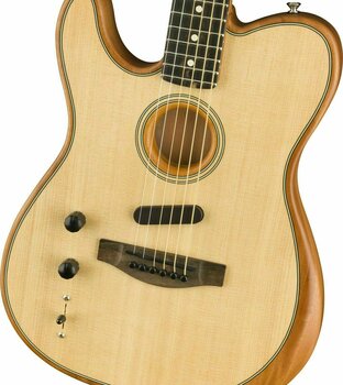 Speciel akustisk-elektrisk guitar Fender American Acoustasonic Telecaster Natural - 3