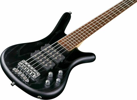 5-string Bassguitar Warwick RockBass Corvette 5 Nirvana Black Transparent Satin - 5