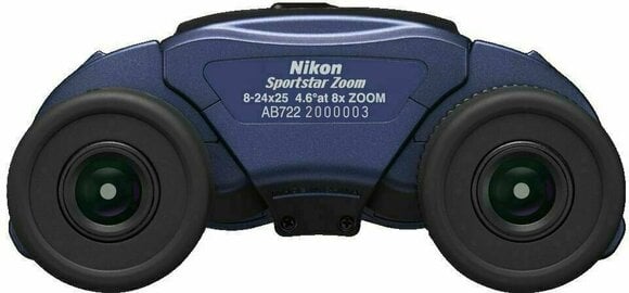 Полеви бинокъл Nikon Sportstar Zoom 8 24×25 Dark Blue - 4