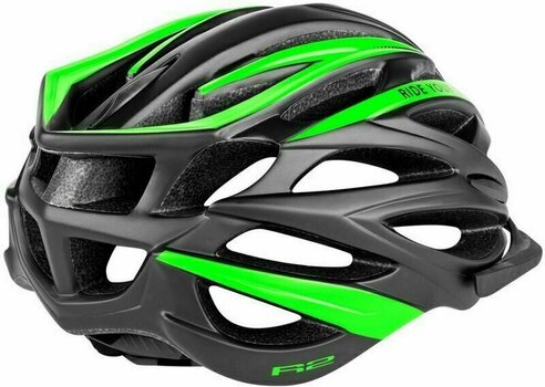 Cyklistická helma R2 Arrow Helmet Matt Black/Green M Cyklistická helma - 2