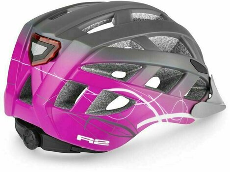Cykelhjelm R2 Lumen Helmet Matt Grey/Pink M Cykelhjelm - 2