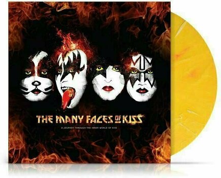 Disco de vinil Various Artists - The Many Faces Of Kiss: A Journey Through The Inner World Of Kiss (Yellow Coloured) (2 LP) - 2
