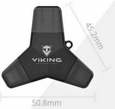 USB ključ Viking Technology USB Flash disk 3.0 4in1 128 GB Black - 3
