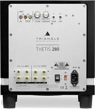 Caisson de basses Hi-Fi
 Triangle Thetis 320 Noir - 3