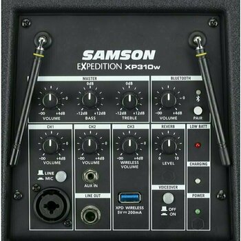 Battery powered PA system Samson XP310W Battery powered PA system - 4