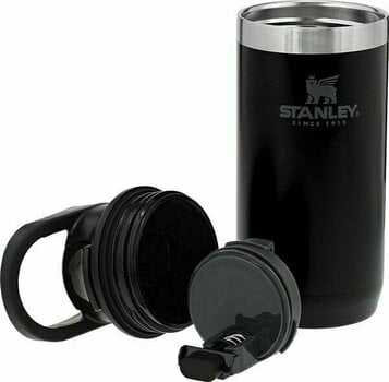 Cana termica, Paharul Stanley The Switchback Travel Negru mat 350 ml - 3