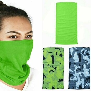 Motorcycle Neck Warmer Oxford Comfy Havoc Green 3-Pack - 2