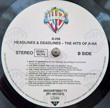 Vinyl Record A-HA - Headlines And Deadlines (LP) - 5